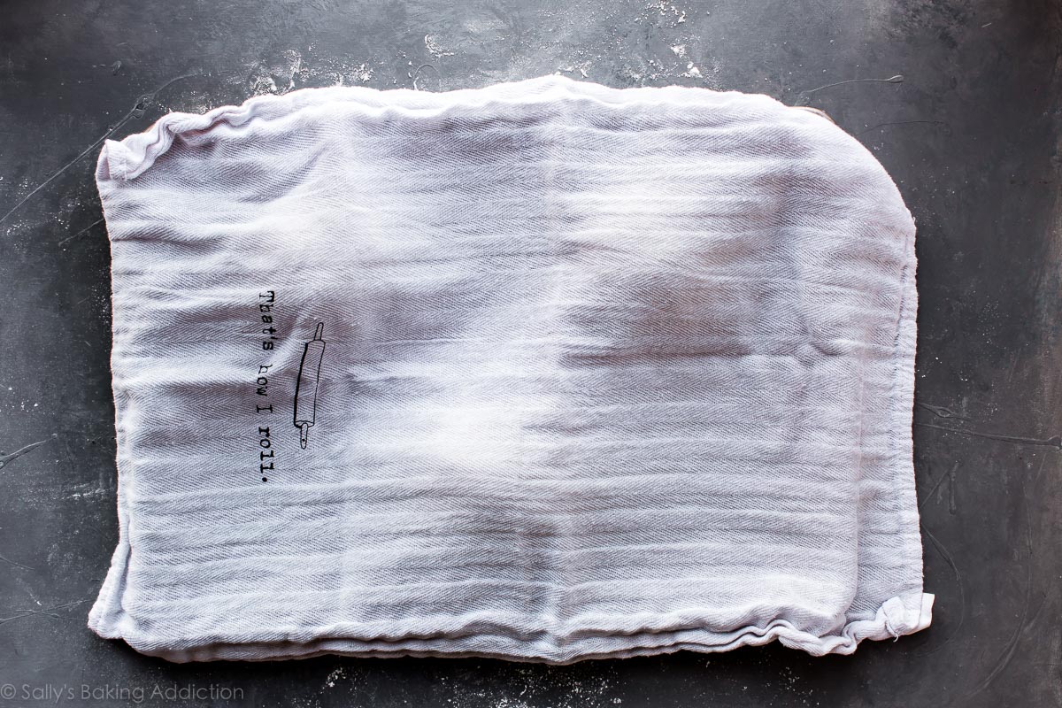 Bread dough resting on sallysbakingaddiction.com