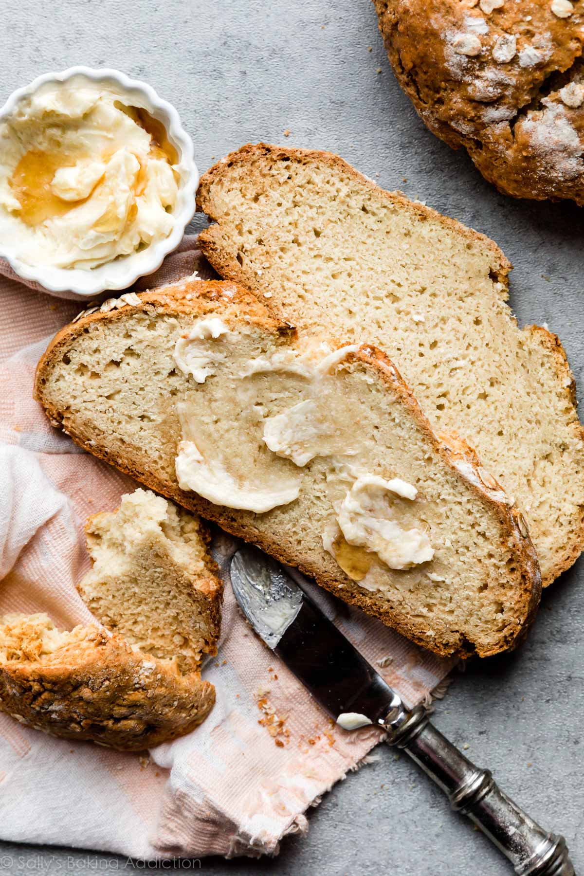 no yeast soda bread slices