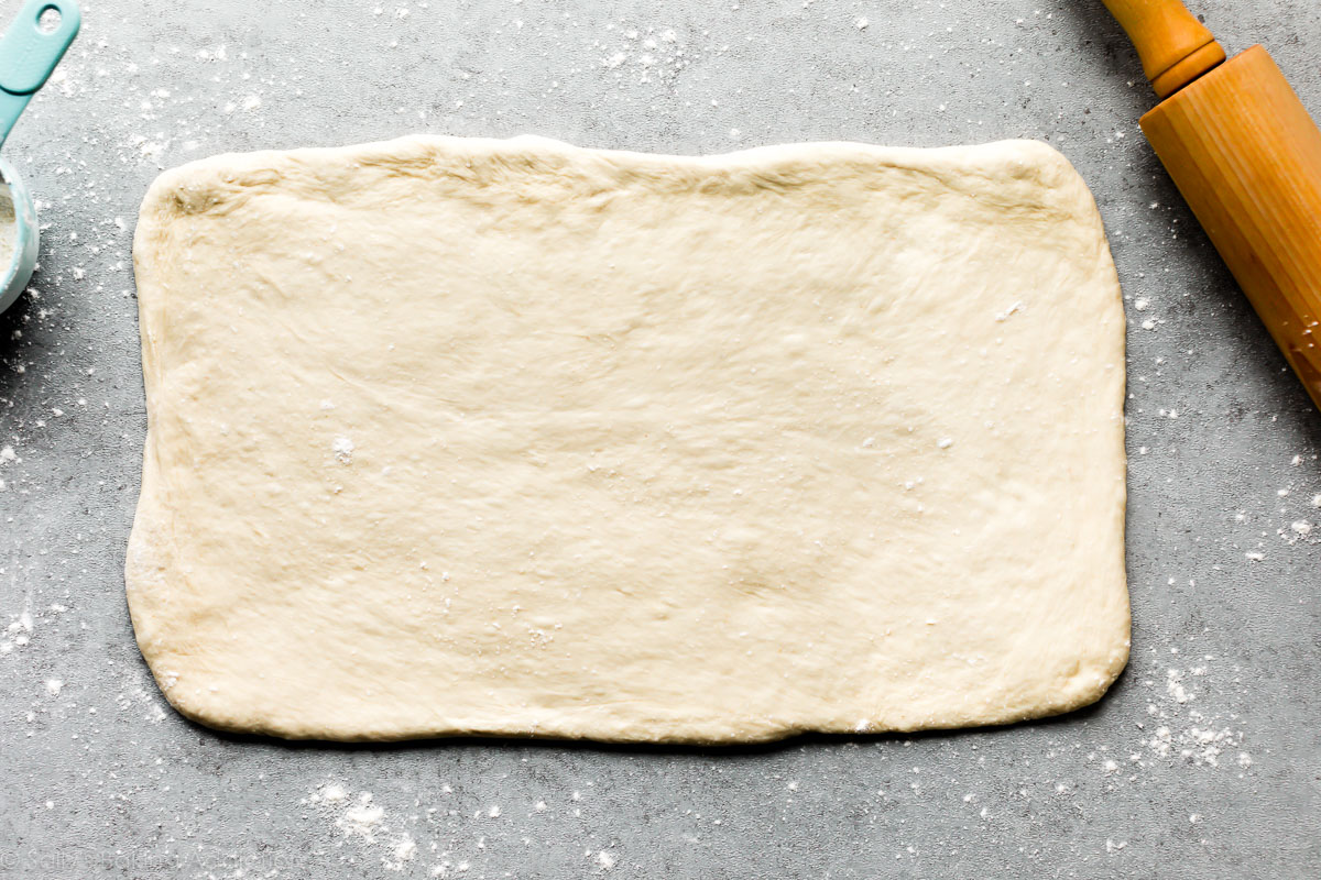 white sandwich bread dough